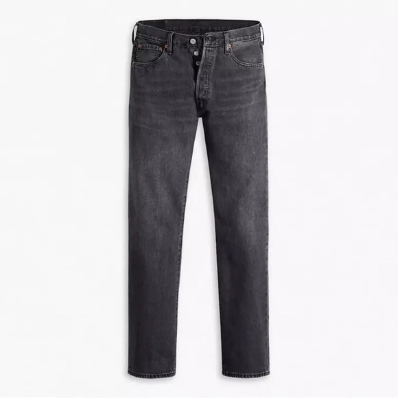 Levi’s 501 Original Fit Black Button Fly Men's Jeans Size 33 X 32 - Picture 1 of 10
